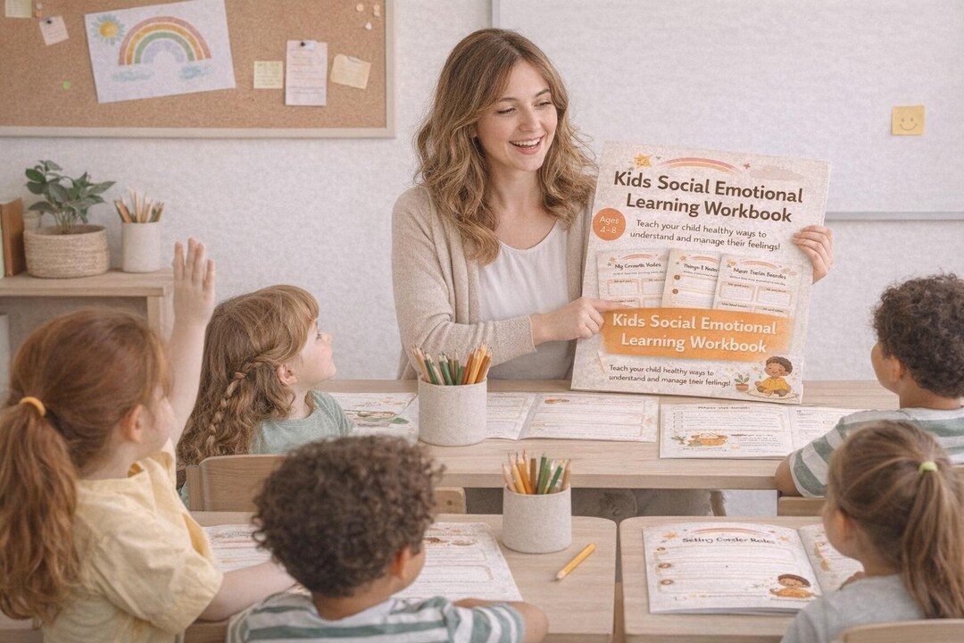 Kids Social Emotional Learning Workbook SEL Activities, Mindfulness - Etsy
