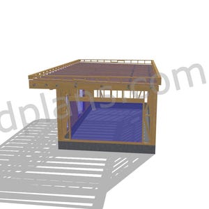 18' x 34' Small Residential House Plans