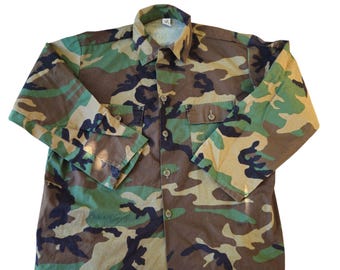 Kurtka Stan Ray Woodland Camo Vintage, rozmiar 2XL, styl wojskowy, mundur