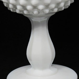 Vintage Fenton Hobnail Ruffled Compote for Wedding Decor or Home Decor image 5