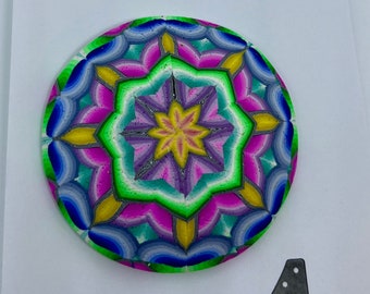 Kaleidoscope Pendant polymer clay