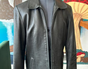 Adler Collection Size XL New Zealand Lamb Skin Jacket/black New