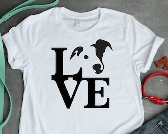 Camiseta unisex Sight Hound Love: regalo para whippet, galgo y galgo italiano