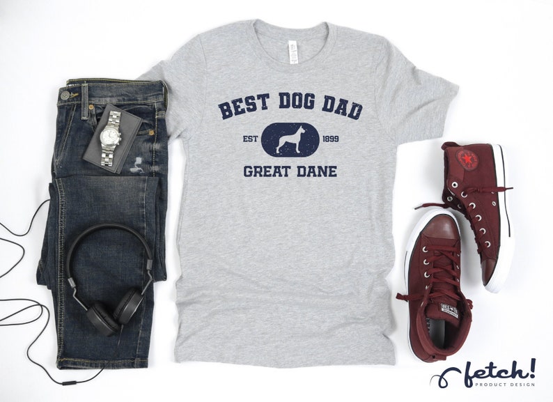 Tank Top Fathers Day Gift Great Dane Lover T-Shirt Hoodie Best Dog Dad Long Sleeve Tee Personalization Great Dane DAD shirt