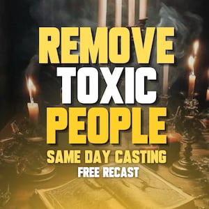 Remove Enemy. Energy Cleanse, Protect Your Aura, Mirror Spell, Stop Gossip, Make Them Move Away, Remove Toxic People (Cheater/Coworker/Boss)