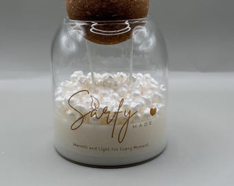Bougie en pot Sarfy Signature Candles Ivory Pearl