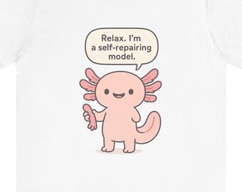 Lustiges Axolotl Shirt - süßes Cartoon, Regenerierendes Glied
