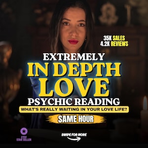 In-Depth Love Psychic Reading | Psychic Love Insights, Same Hour, Hidden Feelings, Soulmate & Twin Flame Clarity, Relationship Guidance