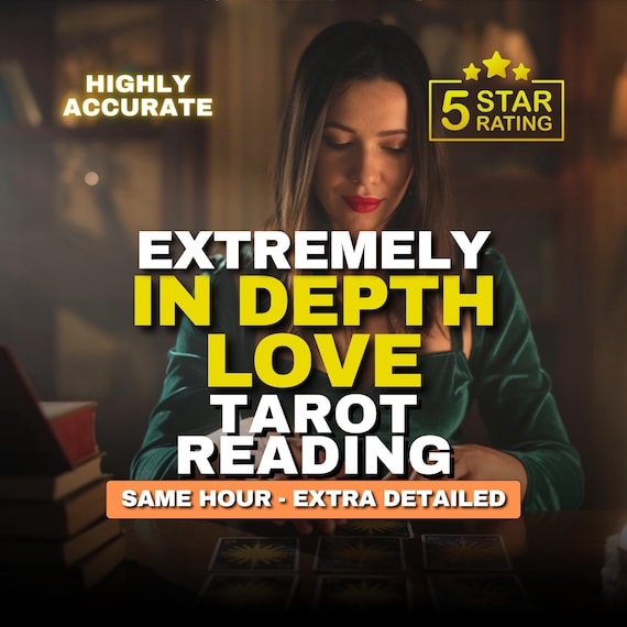 Same Hour In-Depth Love Reading, Honest Love Tarot Reading, Psychic Relationship Reading, Accurate Love Guidance