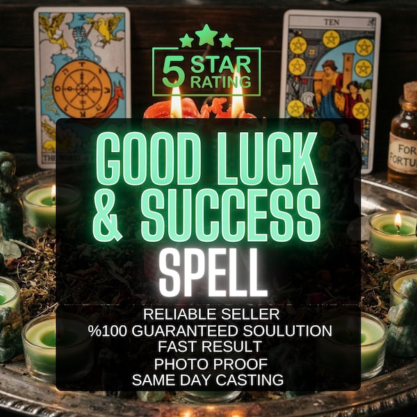 Success & Good Luck Spell | SAME DAY Casting for Prosperity and Abundance | Attraction of Fame, Love and Fortune | Powerful Energy Alignment