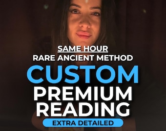 Custom Premium Medium Reading, Same Hour Psychic Reading, Genaues Liebe Tarot, Karriere, Allgemeines & Intuitives Reading, Personalisierte Einsicht