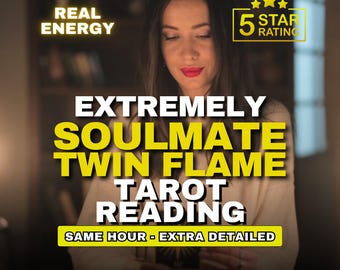 Same Hour Soulmate Tarot Legung | Zwillingsflamme Tarot Legung | Psychische Einsicht | Liebes-Analytik| Detailgenau | Zukünftiger Ehemann