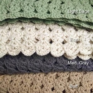 Crochet Blanket - Handmade Elegant Lace Throw - Chair Throw