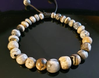 Ancient Sulemani King Solomon Stones Bracelet, Medicine Buddha Wrist Mala, Protection Amulet, izida collection