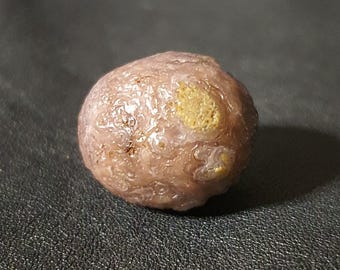 Owl Bezoar Stone Mustika Pearl 26 carat, Talisman of Wisdom Intuition Mystery