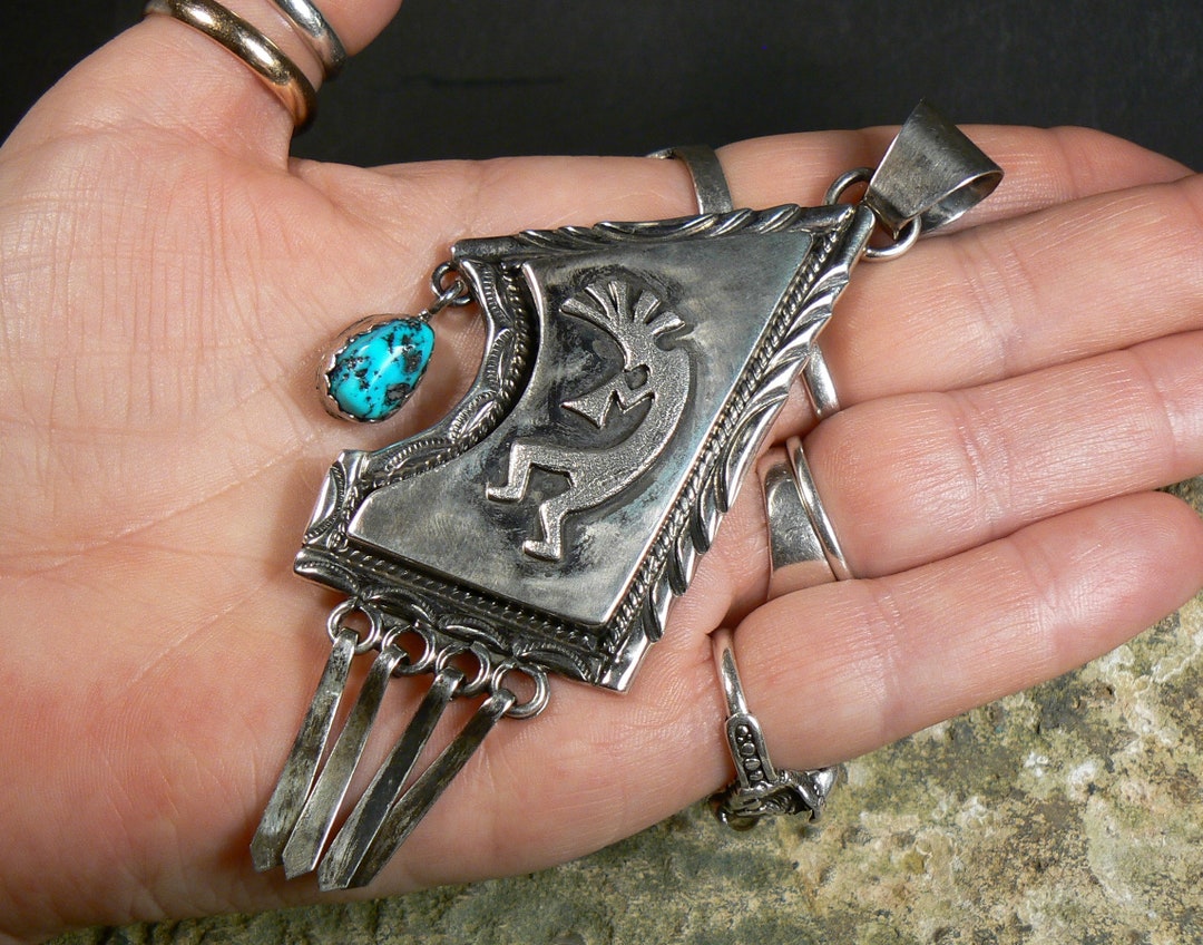 Vintage Kokopelli Amulet, Talisman of Prosperity and Luck, Danny Dale