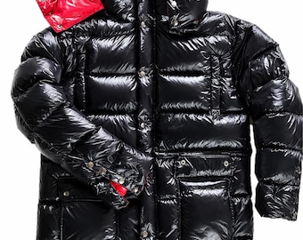 Unisex Shiny Nylon Pro Winter Down Jacket