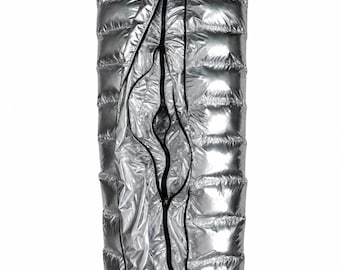 Ultra Puffy Wet Look Cocoon Pod with Inner Sleeves Sleeping Bag