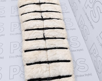 White Faux Fur Hooded Sleeping Bag