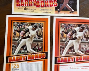 Barry Bonds Poster