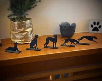 Greyhound Silhouette Figures, Home Accent Decor