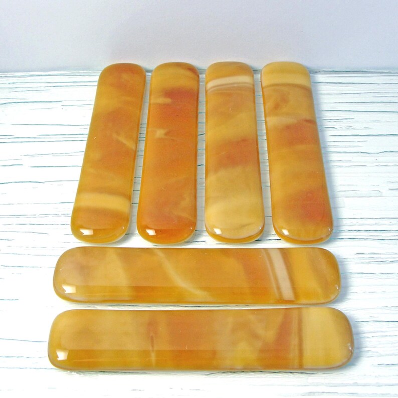 Amber Fused Glass Drawer Pull Pulls Furniture Etsy