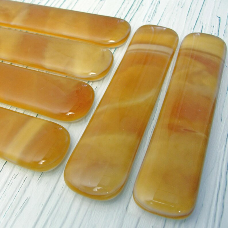 Amber Fused Glass Drawer Pull Pulls Furniture Etsy