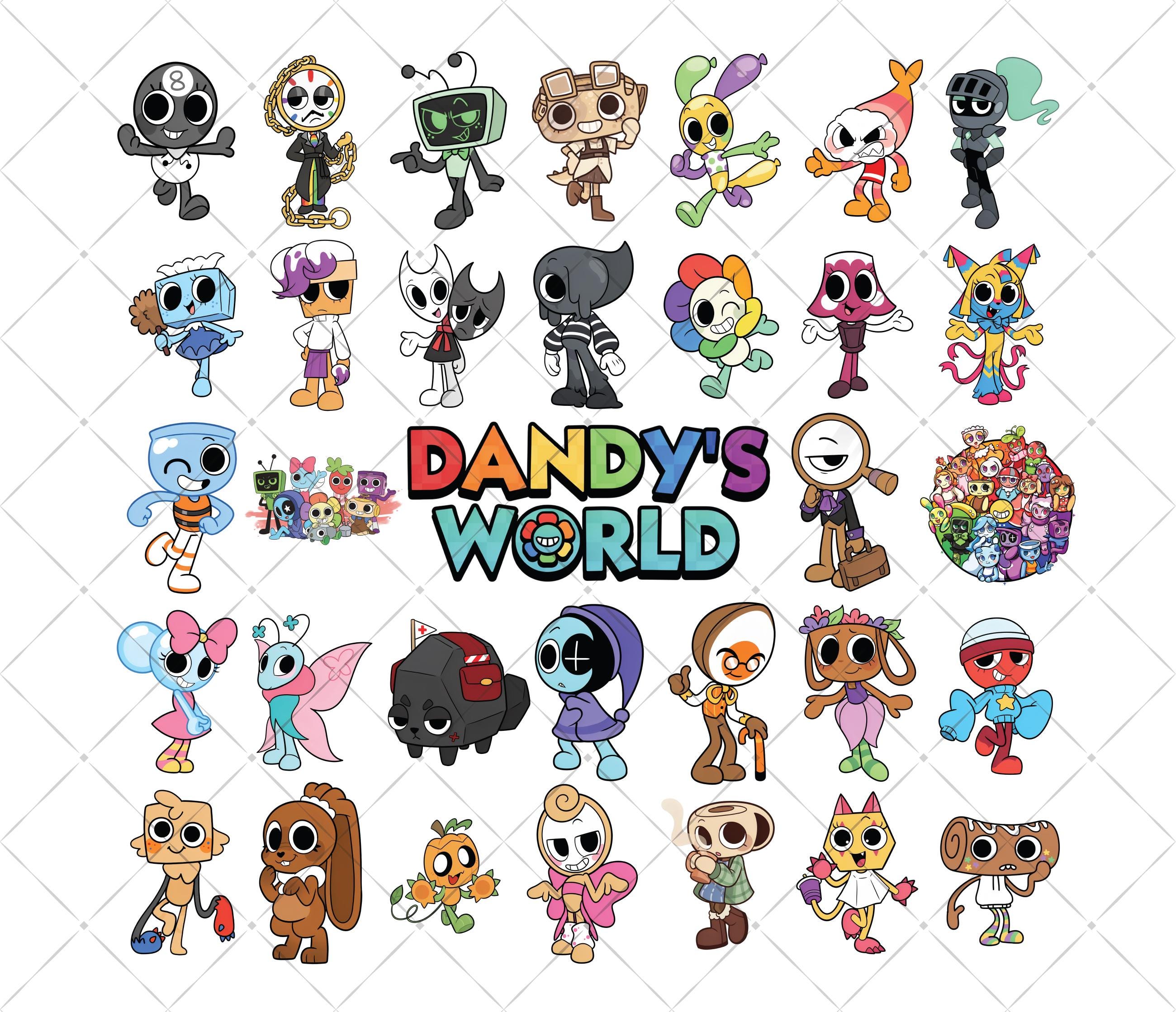 カラフルなカートゥーンキャラクター アート用品 Toon world - Etsy 日本