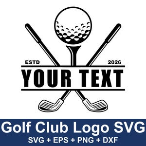 Custom Golf Monogram SVG, Split Golf Logo Cut File for Cricut, Golf Dad SVG, Personalized Golf Shirt Designs, Father’s Day, commercial use