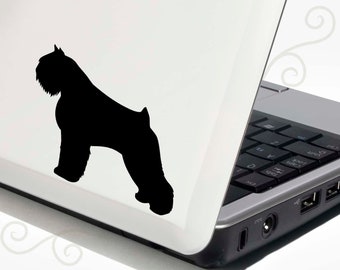 Bouvier des Flandres Decal Vinyl Sticker -- Bonus Backup Sticker Included - SilhouetteMYpet Design:DOG-BDF01