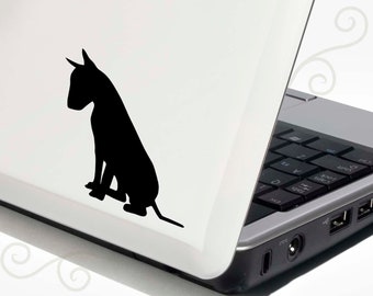 Bull Terrier Decal Vinyl Sticker -- Bonus Backup Sticker Included - SilhouetteMYpet Design:DOG-BUT01