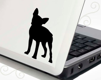 Boston Terrier Decal Vinyl Sticker - Bonus Backup Sticker Included - SilhouetteMYpet Design:DOG-BST03