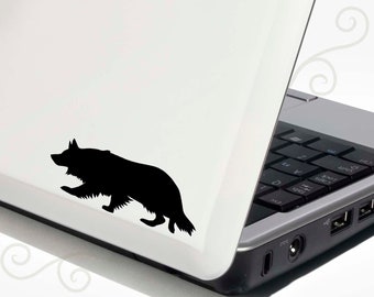 Border Collie Decal Vinyl Sticker - Bonus Backup Sticker Included - SilhouetteMYpet Design:DOG-BDC04