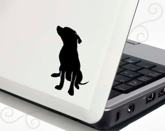 Staffordshire Bull Terrier Decal Vinyl Sticker - Bonus Backup Sticker Included - SilhouetteMYpet Design:DOG-SBT05