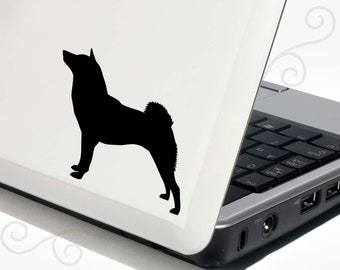 Shiba Inu Decal Vinyl Sticker - Bonus Backup Sticker Included - SilhouetteMYpet Design:DOG-SBI01