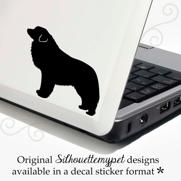 Great Pyrenees Decal Vinyl Sticker - Bonus Backup Sticker Included - SilhouetteMYpet Design:DOG-GPY01