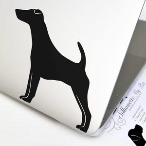 Smooth Fox Terrier Dog Vinyl Decal - Bumper Sticker - SilhouetteMYpet Design:DOG-SFT01