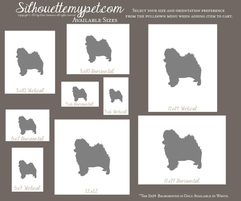 Pomeranian Silhouette Personalized Dog Portrait, Pet Gift, Hand Cut by SilhouetteMyPet Design:DOG-POM01 image 6