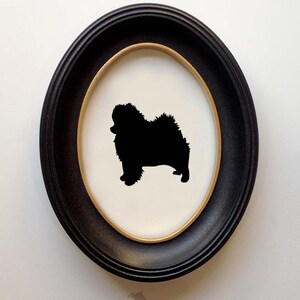 Pomeranian Silhouette Personalized Dog Portrait, Pet Gift, Hand Cut by SilhouetteMyPet Design:DOG-POM01 image 3