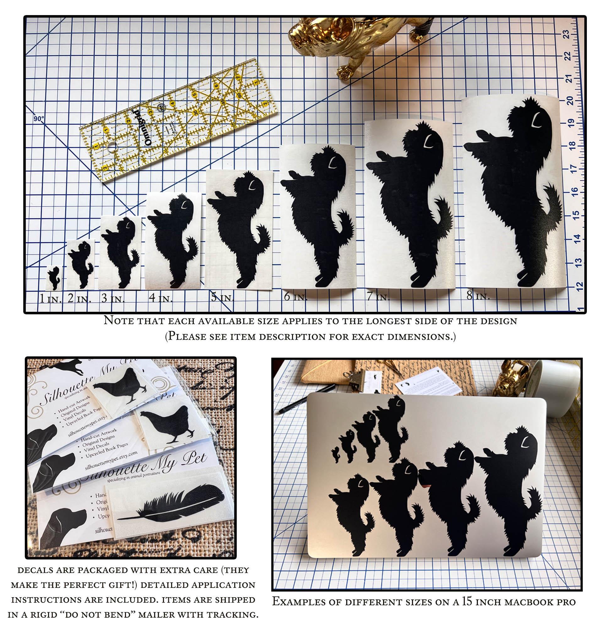 Heifer Decal Vinyl Decal - Bumper Sticker - Silhouettemypet Design