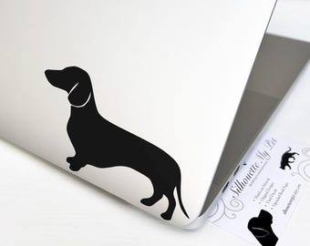 Dachshund Dog Vinyl Decal - Bumper Sticker - SilhouetteMYpet Design:DOG-DAC01