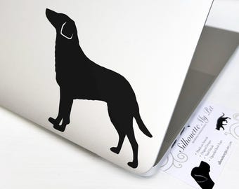Curly Coated Retriever Dog Vinyl Decal - Bumper Sticker - SilhouetteMYpet Design:DOG-CCR02