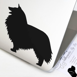 Shetland Sheepdog Dog Vinyl Decal - Bumper Sticker - SilhouetteMYpet Design:DOG-SHS02