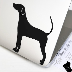 English Foxhound Dog Vinyl Decal - Bumper Sticker - SilhouetteMYpet Design:DOG-EFX01