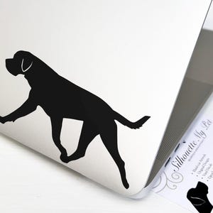 Mastiff Dog Vinyl Decal - Bumper Sticker - SilhouetteMYpet Design:DOG-MSF05