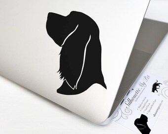 Gordon Setter Dog Vinyl Decal - Bumper Sticker - SilhouetteMYpet Design:DOG-GDS02