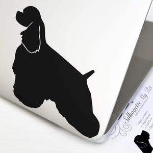 Cocker Spaniel Dog Vinyl Decal - Bumper Sticker - SilhouetteMYpet Design:DOG-CSA02