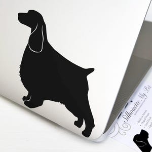 English Springer Spaniel Dog Vinyl Decal - Bumper Sticker - SilhouetteMYpet Design:DOG-ESS02