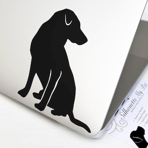 Labrador Retriever Dog Vinyl Decal - Bumper Sticker - SilhouetteMYpet Design:DOG-LAB03