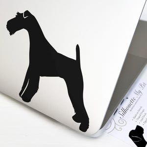 Wire Fox Terrier Dog Vinyl Decal - Bumper Sticker - SilhouetteMYpet Design:DOG-WFT01